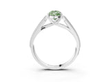 White gold Fancy Green Pear Cut Cut Pave Split Shank Engagement Ring with Four-Prong Setting_15
