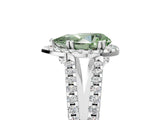 White gold Fancy Green Pear Cut Diamond Halo Split Shank Engagement Ring_56