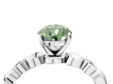 White gold Fancy Green Pear  Solitaire Bezel-Set Diamond Ring with Beaded Band and Four-Prong Setting_36