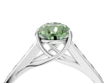 White gold Fancy Green Pear  Solitaire Channel-Set Diamond Engagement Ring with Four-Prong Setting_36