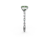 White gold Fancy Green Radiant  Solitaire Marquise Side Stone Prong Setting Ring_46