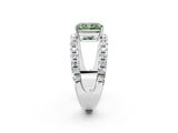 White gold Fancy Green Radiant  Solitaire Split Shank Pave Diamond Ring_51