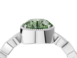 White gold Fancy Green Round  Cut Diamond Milgrain Marquise Band with Prong Setting_7
