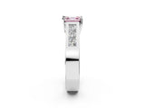 White gold Fancy Pink Asscher Cut Cut Channel Set Solitaire Ring with Four-Prong Setting_38
