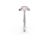 White gold Fancy Pink Asscher Cut Diamond Pavé Halo Ring with Four-Prong Setting_54