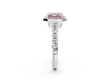 White gold Fancy Pink Asscher  Halo Pavé Diamond Engagement Ring with Four-Prong Setting_27