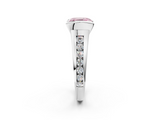 White gold Fancy Pink Asscher  Solitaire Bezel-Set Diamond Ring with Channel-Set Band_18