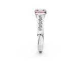 White gold Fancy Pink Asscher  Solitaire Channel-Set Diamond Engagement Ring with Four-Prong Setting_34
