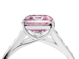 White gold Fancy Pink Asscher  Solitaire Channel-Set Diamond Engagement Ring with Four-Prong Setting_36