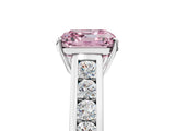 White gold Fancy Pink Asscher  Solitaire Channel-Set Diamond Engagement Ring with Four-Prong Setting_37