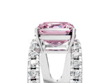 White gold Fancy Pink Asscher  Solitaire Split Shank Pave Diamond Ring_51