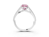 White gold Fancy Pink Cushion Cut Cut Pave Split Shank Engagement Ring with Four-Prong Setting_15