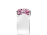 White gold Fancy Pink Cushion Cut Diamond Channel Set Solitaire Ring with Four-Prong Setting_36