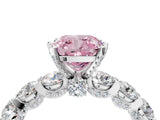 White gold Fancy Pink Cushion Cut Diamond Side Stone Engagement Ring with Four-Prong Setting_40