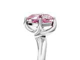 White gold Fancy Pink Cushion Cut Diamond Solitaire Engagement Ring with Four-Prong Setting and Classic Band_37