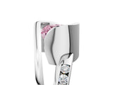 White gold Fancy Pink Cushion Cut Solitaire Tension-Set Diamond Split Shank Ring_5