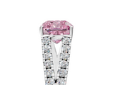 White gold Fancy Pink Cushion  Cut Split Shank Pave Diamond Engagement Ring with Four-Prong Setting_29