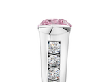 White gold Fancy Pink Cushion  Solitaire Bezel-Set Diamond Ring with Channel-Set Band_41