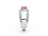 White gold Fancy Pink Cushion  Solitaire Split Shank Pave Diamond Ring_51