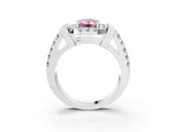 White gold Fancy Pink Emerald Cut Cut Halo Split Shank Prong Set Ring_15