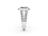 White gold Fancy Pink Emerald Cut Cut Halo Split Shank Prong Set Ring_38