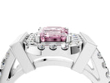 White gold Fancy Pink Emerald Cut Cut Halo Split Shank Prong Set Ring_40