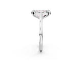White gold Fancy Pink Emerald  Diamond Cluster Halo Solitaire with Four-Prong Setting_108
