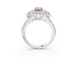 White gold Fancy Pink Emerald  Halo Split Shank Diamond Engagement Ring with Prong Setting_22