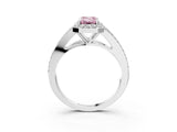 White gold Fancy Pink Emerald  Halo Split Shank Pave Diamond Ring with Four-Prong Setting_53
