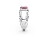 White gold Fancy Pink Emerald  Solitaire Split Shank Pave Diamond Ring_51