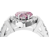 White gold Fancy Pink Heart Cut Cut Halo Split Shank Prong Set Ring_4