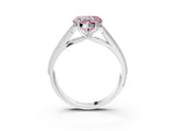 White gold Fancy Pink Heart Cut Cut Pave Split Shank Engagement Ring with Four-Prong Setting_15