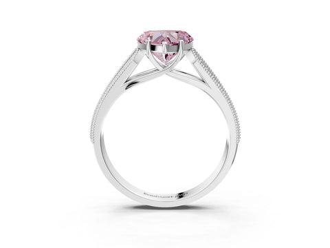 White gold Fancy Pink Heart Cut Cut Pave Split Shank Engagement Ring with Four-Prong Setting_15