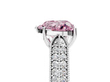 White gold Fancy Pink Heart Cut Cut Pave Split Shank Engagement Ring with Four-Prong Setting_17