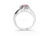 White gold Fancy Pink Heart Cut Diamond Halo Split Shank Engagement Ring_54