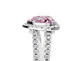 White gold Fancy Pink Heart Cut Diamond Halo Split Shank Engagement Ring_56