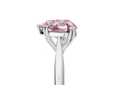White gold Fancy Pink Heart Cut Solitaire Diamond Ring with Six-Prong Setting and Classic Band_50