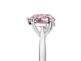 White gold Fancy Pink Heart Cut Solitaire Diamond Ring with Six-Prong Setting and Classic Band_74