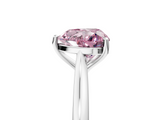 White gold Fancy Pink Heart  Cut Solitaire Ring with Cathedral Band and Four-Prong Setting_67