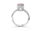 White gold Fancy Pink Heart Cut Solitaire Split Shank Pave Diamond Engagement Ring with Four-Prong Setting_27