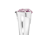 White gold Fancy Pink Heart Cut Solitaire Tension Set Diamond Ring with Split Shank Band_41