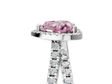 White gold Fancy Pink Heart  Halo Split Shank Diamond Ring with Pavé Setting_43