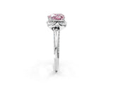 White gold Fancy Pink Heart  Halo Split Shank Pave Diamond Ring with Petal Prong Setting_29
