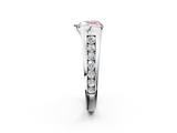 White gold Fancy Pink Heart  Solitaire Bezel-Set Diamond Ring with Channel-Set Band_39