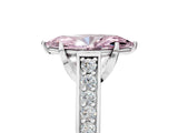 White gold Fancy Pink Marquise  Brilliant Cut Diamond Engagement Ring with Pavé Band and Four-Prong Setting_53
