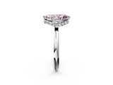 White gold Fancy Pink Marquise  Brilliant Solitaire Engagement Ring with Six-Prong Setting and Classic Band_22