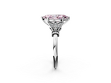 White gold Fancy Pink Marquise  Brilliant Solitaire with Pave Band and Four-Prong Setting_21