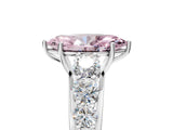 White gold Fancy Pink Marquise Cut Brilliant Diamond Pavé Band with Six-Prong Setting_17