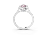 White gold Fancy Pink Marquise Cut Brilliant Solitaire Diamond Ring with Channel Set Band and Bar Prong Setting_51