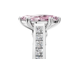 White gold Fancy Pink Marquise  Cut Channel Set Solitaire Engagement Ring with Prong Setting_25